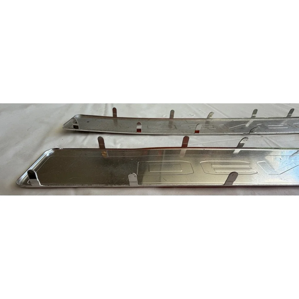 GMC Denali Door Sill Plates Chrome Trim‎ Set of 2 OEM Replacement D045